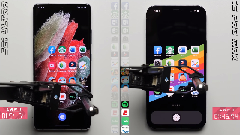 iPhone 12 Pro Max 對決三星 Galaxy S21 Ultra 應用程式啟動速度實戰 - 電腦王阿達