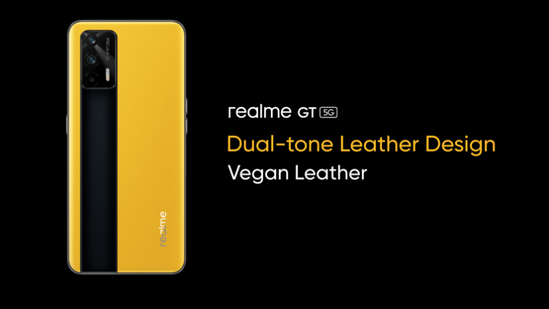 realme GT 於上海 MWC 提前亮相，搭載 S888 處理器、 3D 鋼化液冷散熱、純素皮革拼接工藝 - 電腦王阿達