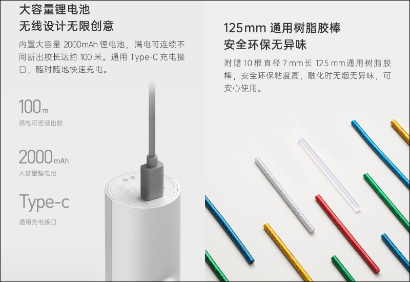 小米有品 HOTO 小猴鋰電熱熔槍眾籌推出：智慧溫控保護、快速細膩出膠、Type-C 充電，眾籌價約 425 元 - 電腦王阿達