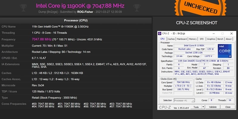 Intel-Core-i9-11900K-Desktop-CPU-7-GHz-LN2-Overclock