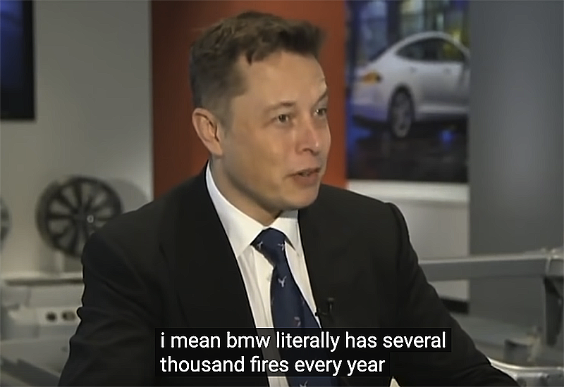 Tesla 起火總引發關注？有人直接整理燃油車「路燒」影片反駁 - 電腦王阿達