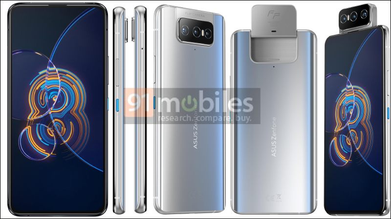 華碩 ZenFone 8 、ZenFone 8 Flip 高清晰渲染圖和規格提前曝光！（傳聞規格整理） - 電腦王阿達