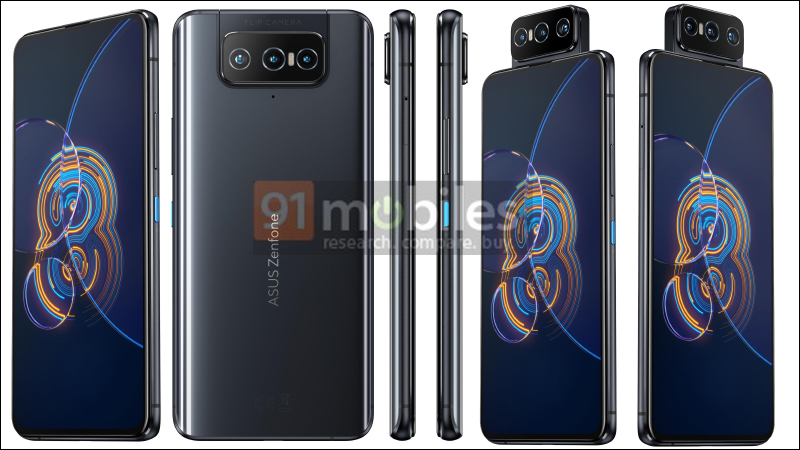 華碩 ZenFone 8 、ZenFone 8 Flip 高清晰渲染圖和規格提前曝光！（傳聞規格整理） - 電腦王阿達