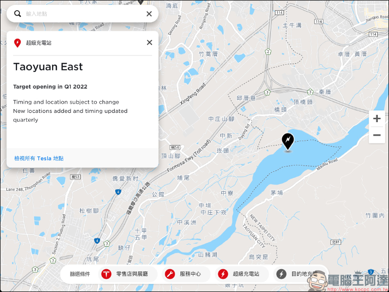 特斯拉預計將啟用 16 座全新超級充電站（全台新特斯拉超充站整理） - 電腦王阿達