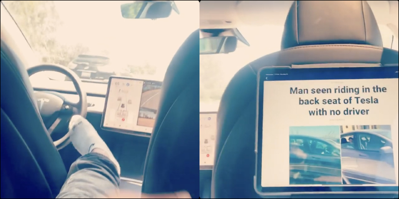 國外特斯拉車主開啟 Autopilot 坐後座當乘客，因濫用自動駕駛被捕卻表示仍會持續這麼做 - 電腦王阿達