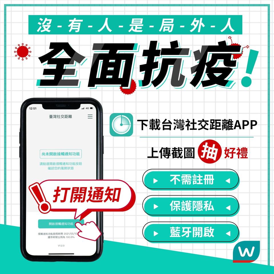 巴哈姆特、Ubisoft等公司響應 紛紛推出安裝《臺灣社交距離》App抽獎活動 - 電腦王阿達