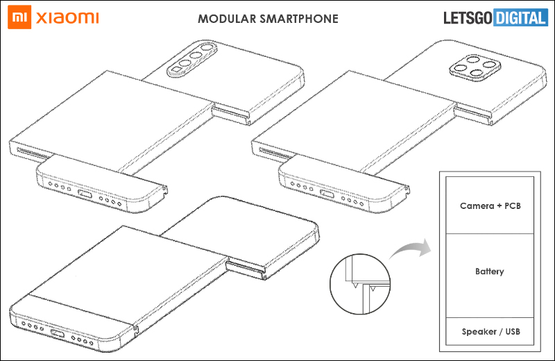 小米模組化手機專利曝光！相機、電池、揚聲器通通都依需求自由組合 - 電腦王阿達