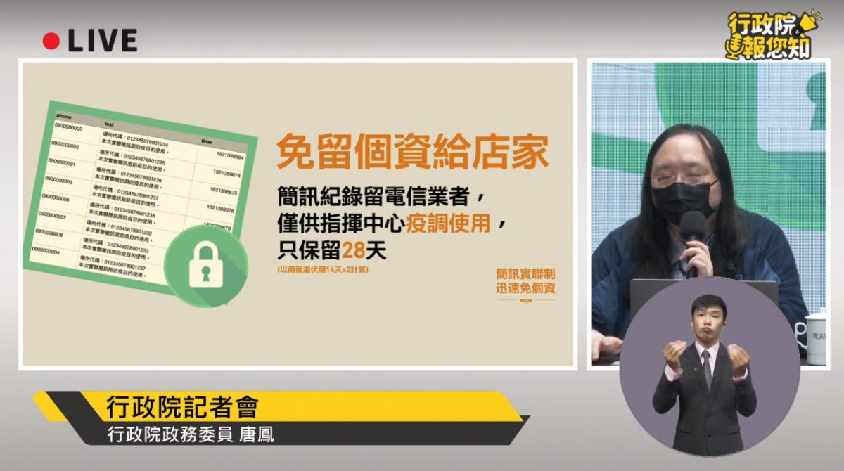 行政院推出「簡訊實聯制」系統 掃碼、按連結、送出簡單五秒三步驟 - 電腦王阿達