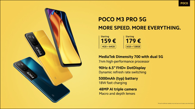 POCO M3 Pro 5G 正式發表：天璣 700 5G 處理器、6.5 吋 90Hz 更新率螢幕、5000mAh 大電量 - 電腦王阿達