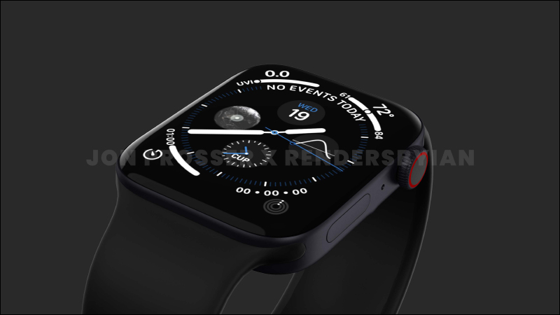 Apple Watch Series 7 外觀渲染圖首次曝光！錶殼改為平整邊框設計，「綠色」為本次新色 - 電腦王阿達