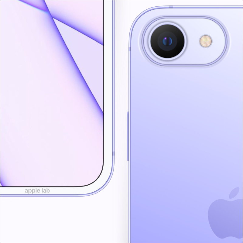 iPhone SE（2023） 概念設計圖，採居中打孔螢幕、白色螢幕邊框和多彩配色機身 - 電腦王阿達