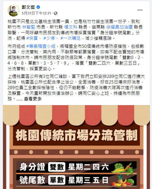 全國各地方政府針對傳統市場群聚處 身分證分流、即時影像陸續實施 - 電腦王阿達