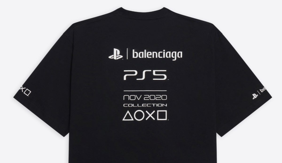 時裝品牌BALENCIAGA X PlayStation5 聯名服飾 單件22,000 元起 - 電腦王阿達