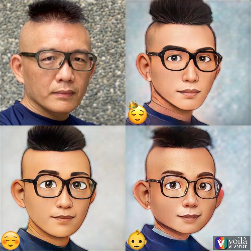 Voilà AI Artist 相片編輯器 App：超可愛卡通化 AI 人像， 3D 卡通、2D 卡通、漫畫人物或文藝復興復古繪畫 - 電腦王阿達