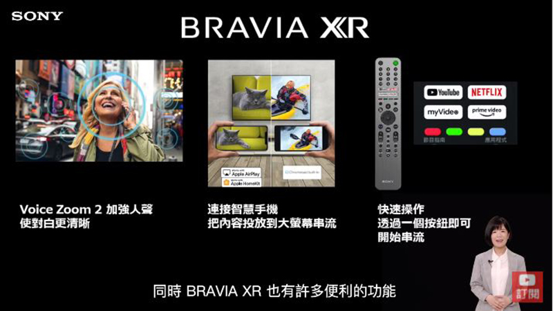 Sony BRAVIA XR 系列新品在台發表，仿人腦高效分析開創全方位智慧觀影體驗 - 電腦王阿達