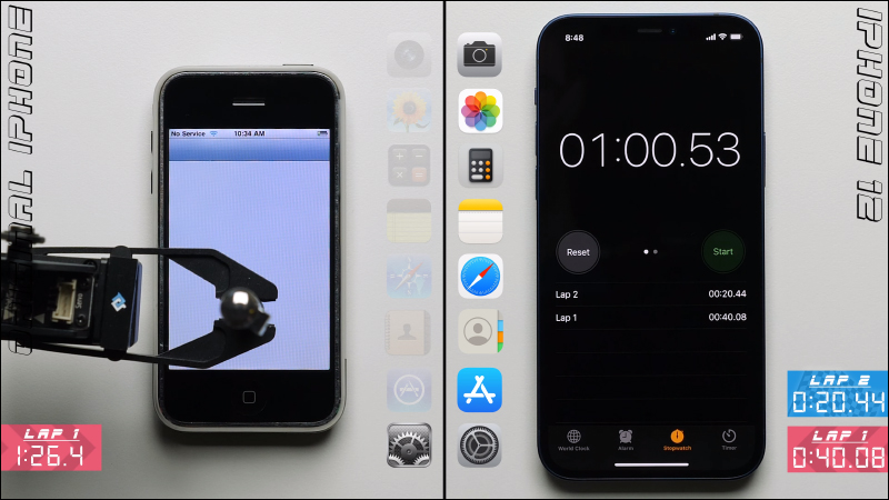 iPhone 第一代與 iPhone 12 應用程式啟動速度大 PK ！究竟 14 年前的初代 iPhone 差異有多大？ - 電腦王阿達