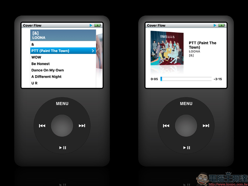 iPod Classic 模擬器：支持 Spotify 、Apple Music 播放，還能玩 Brick 經典小遊戲（操作教學） - 電腦王阿達