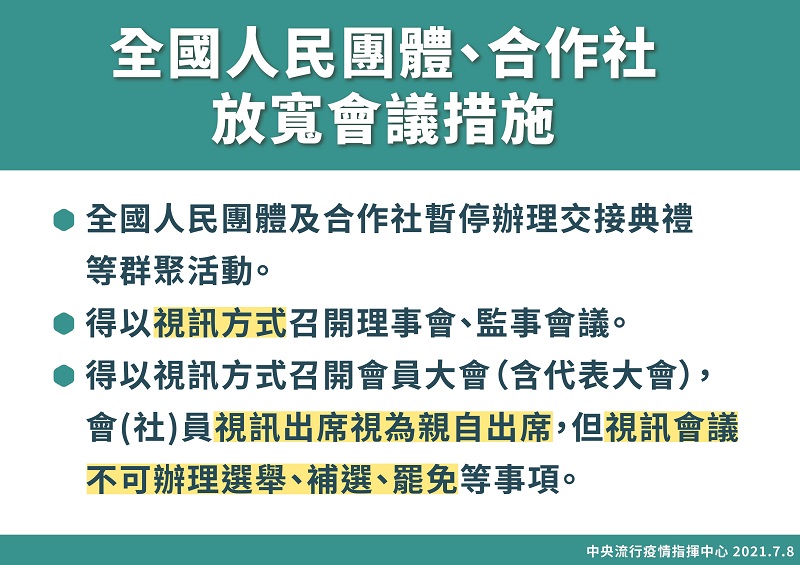 全國疫情警戒第三級延長至7月26日 適度鬆綁部分措施 - 電腦王阿達