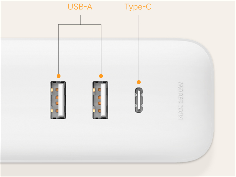 小米延長線 20W 快充版（2A1C）眾籌推出：尺寸更小巧、Type-C 支持 iPhone 12 直接連接 20W 無線快充 - 電腦王阿達