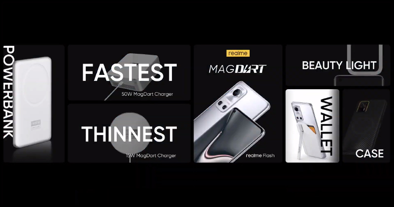 realme MagDart 磁吸無線閃充技術正式發表！全球最快 50W MagDart 磁吸無線閃充、realme Flash 智慧型手機與多款 MagDart 配件同步亮相 - 電腦王阿達