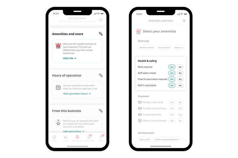 打疫苗了嗎？Yelp 開始針對餐廳等商家提供「疫苗政策」欄位 - 電腦王阿達