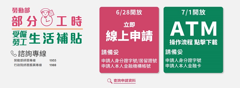 勞動部擴大「全時」及「部分工時」勞工補貼對象 陸續從8月13日起開放申請 - 電腦王阿達