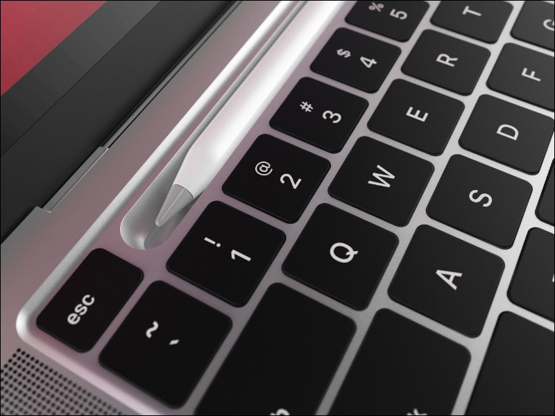 謠傳 MacBook Pro 將取消 Touch Bar 改為收納 Apple Pencil 底座 - 電腦王阿達