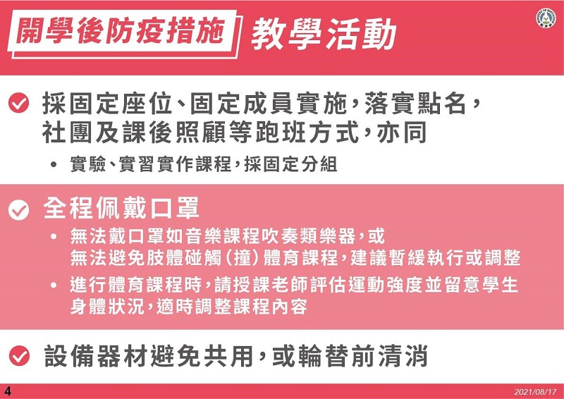 8月24日至9月6日維持疫情警戒標準為第二級 再鬆綁部分地點與活動 - 電腦王阿達