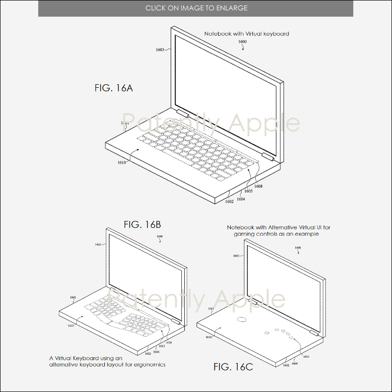 Apple 最新專利曝光！正在開發具有虛擬鍵盤和無線充電功能的雙顯示 MacBook - 電腦王阿達