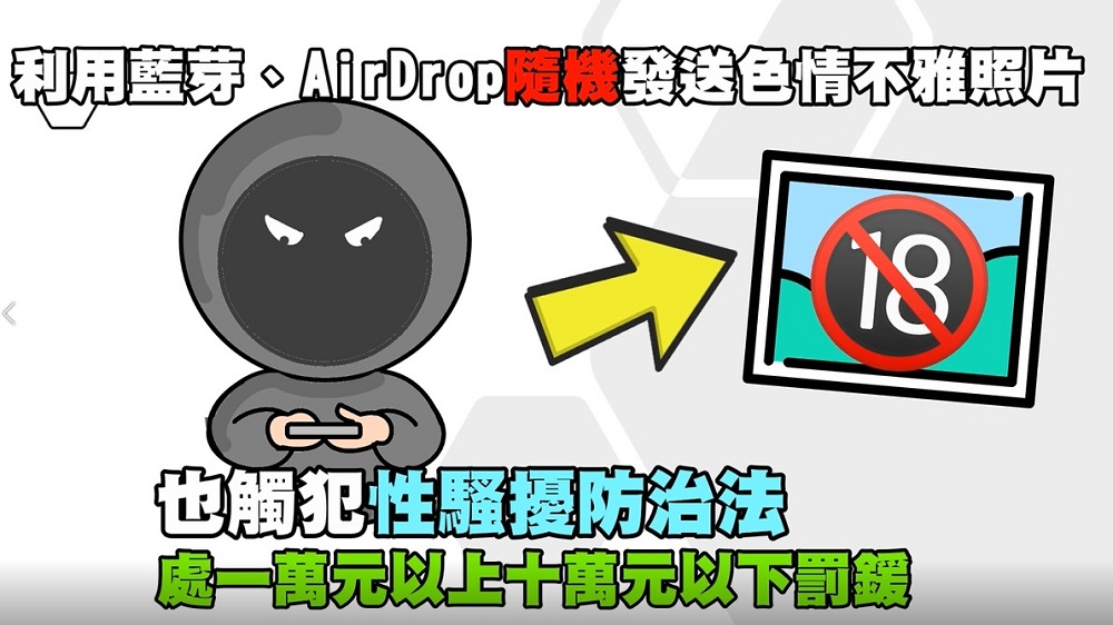 近期出現手機AirDrop功能分享不雅照 幾個步驟減少被騷擾機會 - 電腦王阿達