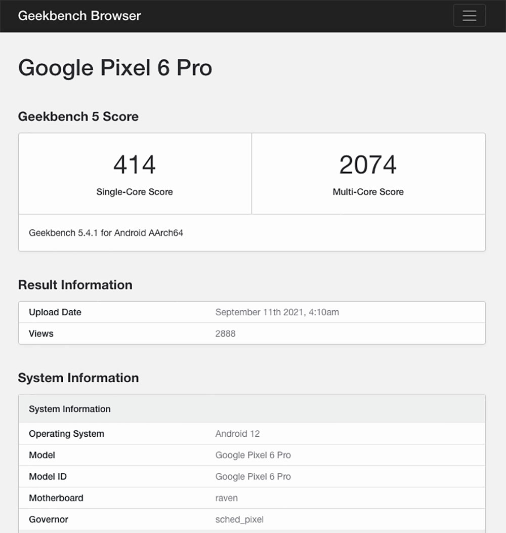 Pixel 6 Pro 跑分在 Geekbench 現身，Tensor 晶片架構可見端倪 - 電腦王阿達