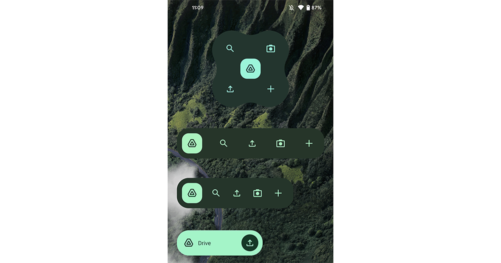 Google Drive 雲端硬碟的 Material You 更新，帶來「指尖陀螺」風的 Widget 小工具 - 電腦王阿達