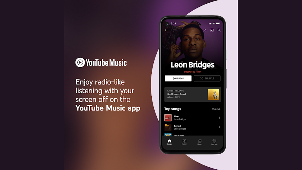 YouTube Music 將開始免費提供背景播放功能