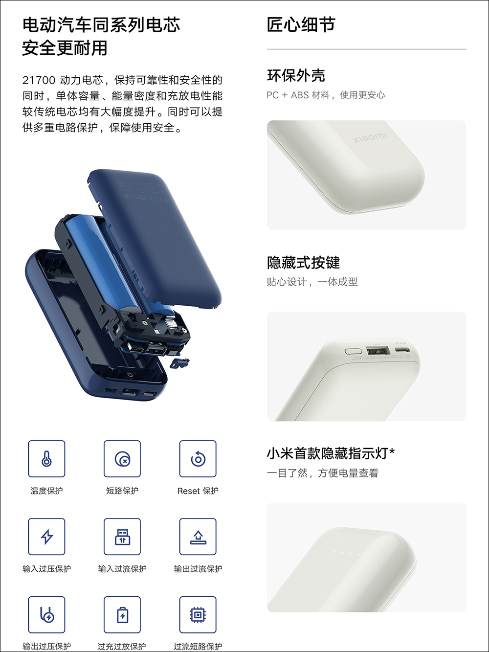 小米行動電源口袋版 Pro 推出：小巧圓潤美型機身、支援 33W 快充， MacBook 、Switch 都能充 - 電腦王阿達