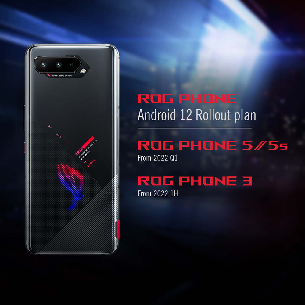 華碩公佈旗下 ZenFone 8 、ROG Phone 5s 等機種 Android 12 更新時程 - 電腦王阿達