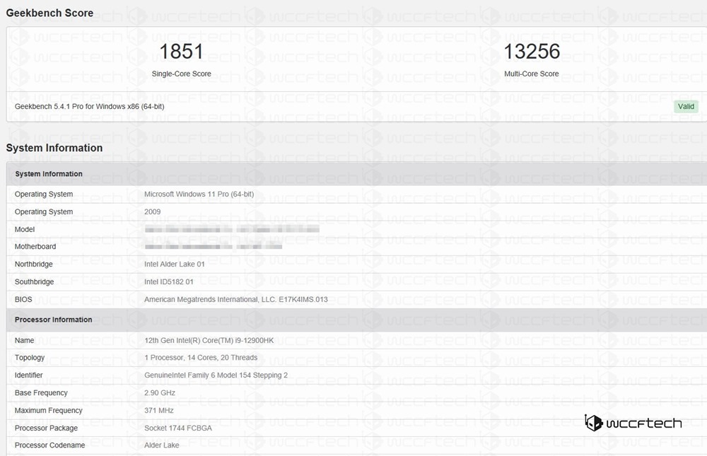 Intel-Alder-Lake-12900HK-Benchmark