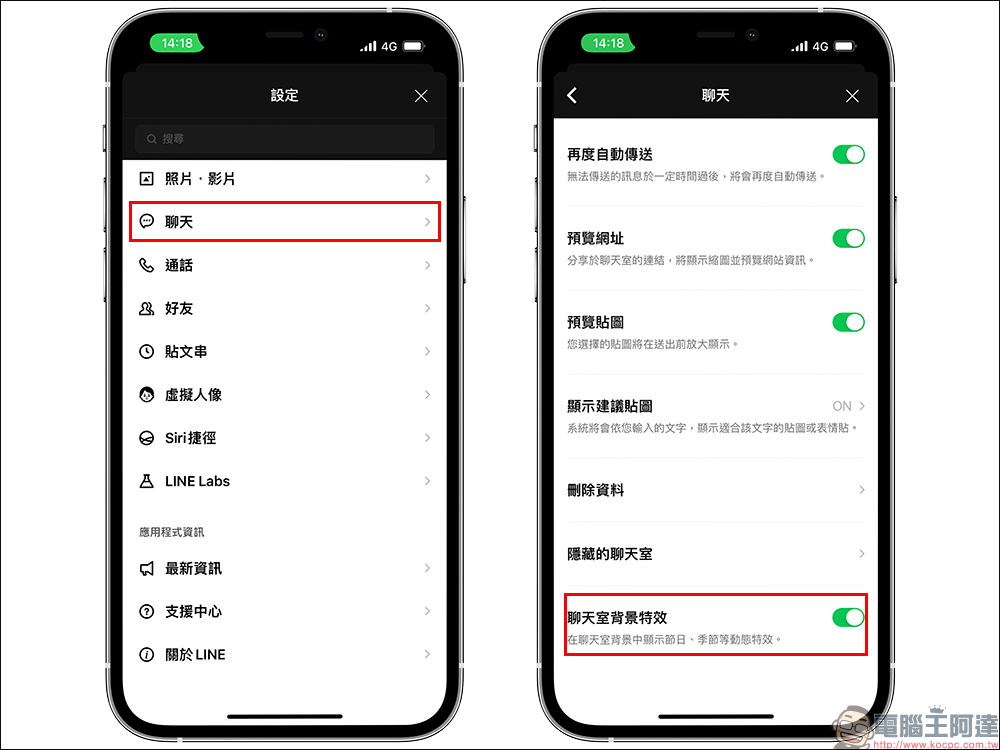 LINE 期間限定的萬聖節特效降臨聊天室啦！輸入指定關鍵字即可啟用 - 電腦王阿達