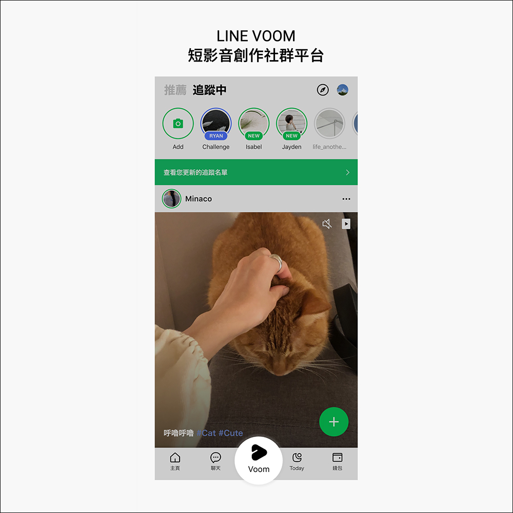 LINE 官方預告「貼文串」即將更名為「LINE VOOM」，大改版轉型為短影音創作平台（功能重點搶先看） - 電腦王阿達