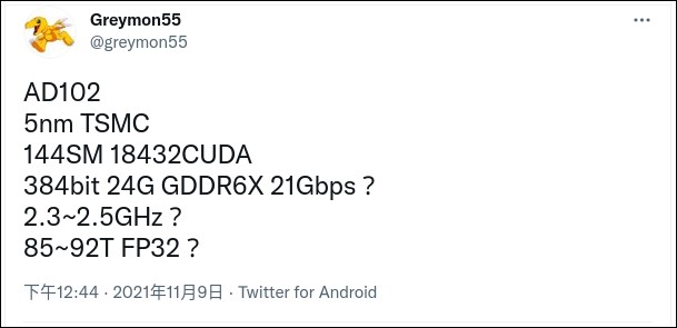 RTX 4000 顯卡還沒出，就有人預言功耗跟效能都會是上一代的兩倍 - 電腦王阿達