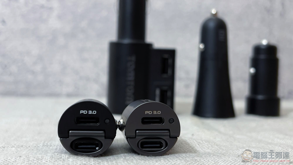 雙 USB-C 快充小鋼炮！ONPRO GT-PD30MINI PD 30W 車用急速充電器開箱體驗（評價 評測 動手玩） - 電腦王阿達