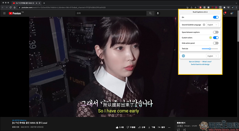 YouTube 雙字幕設定教學，兩款 Chrome 擴充外掛輕鬆實現！ - 電腦王阿達