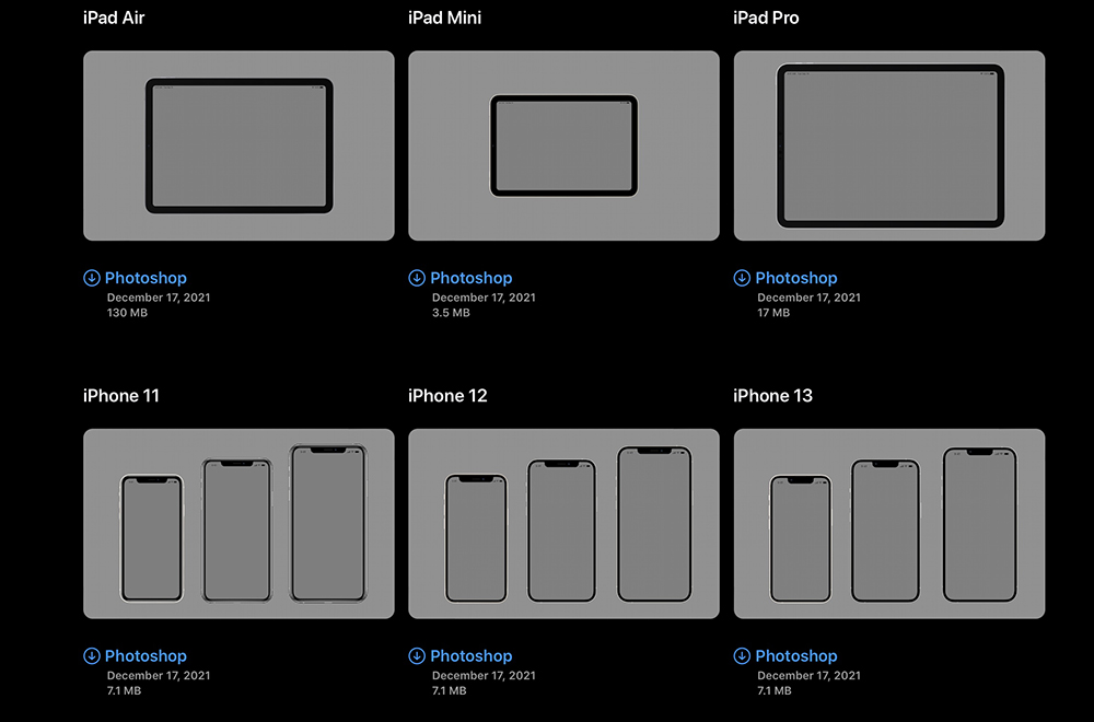 Apple 官方免費設計資源， iPhone、Mac、Apple Watch 設備外框資源下載 - 電腦王阿達