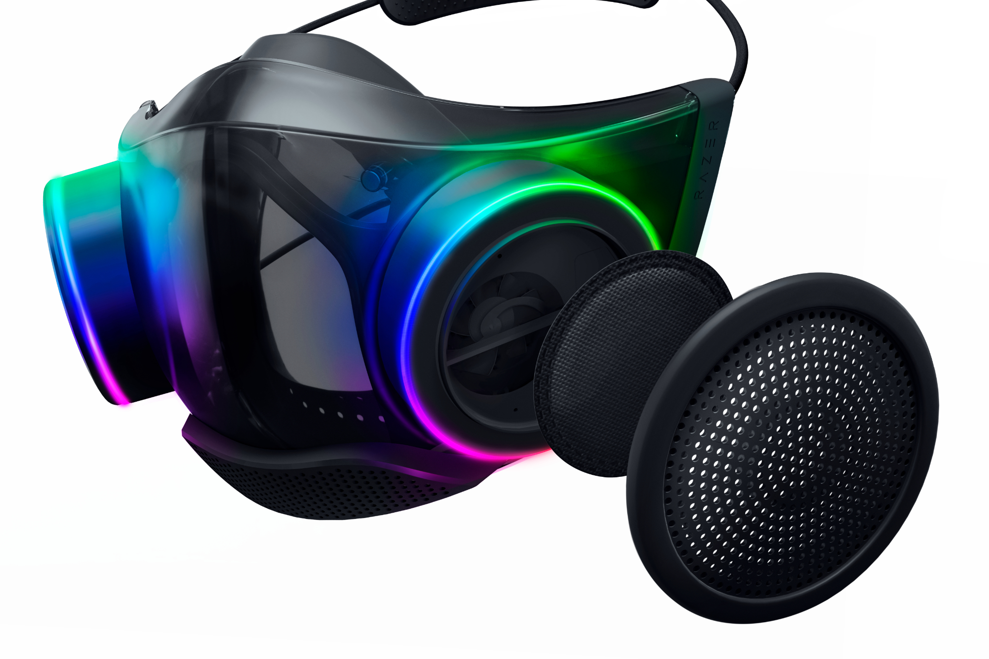 Razer 正式公開 RGB 電競口罩全新升級版「Zephyr Pro」，將搭載擴音器功能 - 電腦王阿達