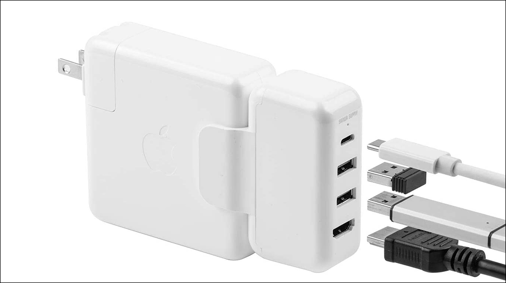 日本配件品牌 Sanwa Direct 推出一款專為 Apple 原廠充電器設計的 USB-C Hub - 電腦王阿達