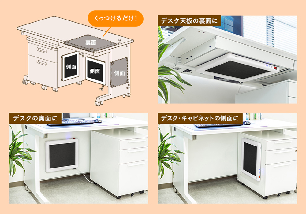 Sanwa 推出磁吸式桌板加熱器，可溫和地溫暖各位的雙腳 - 電腦王阿達