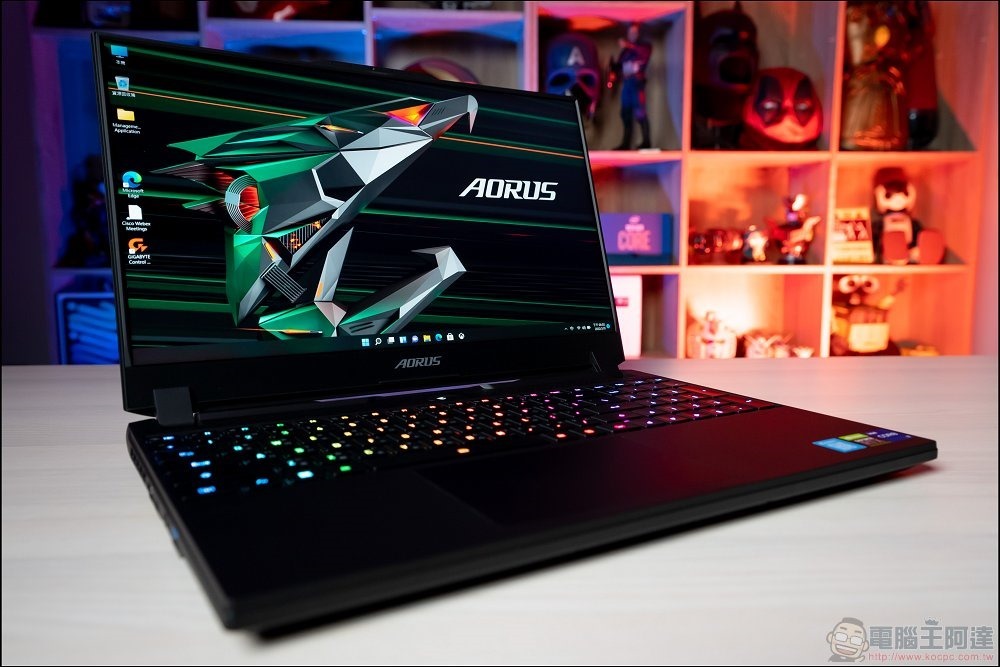 技嘉 AORUS 15 XE4 炫影黑電競筆電開箱 - 15