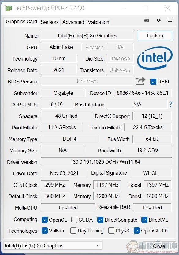 技嘉 AORUS 15 XE4 炫影黑電競筆電 效能測試 - 34