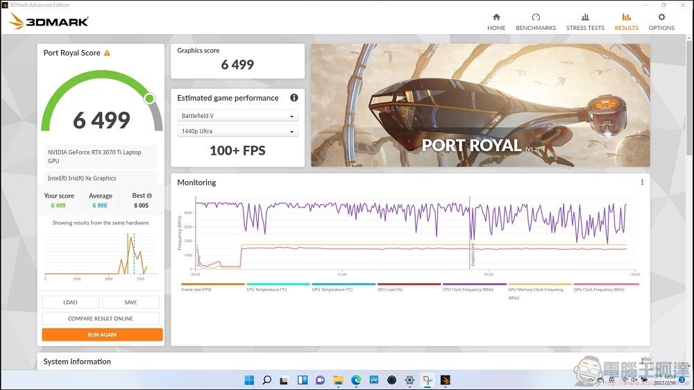 技嘉 AORUS 15 XE4 炫影黑電競筆電 效能測試 - 39