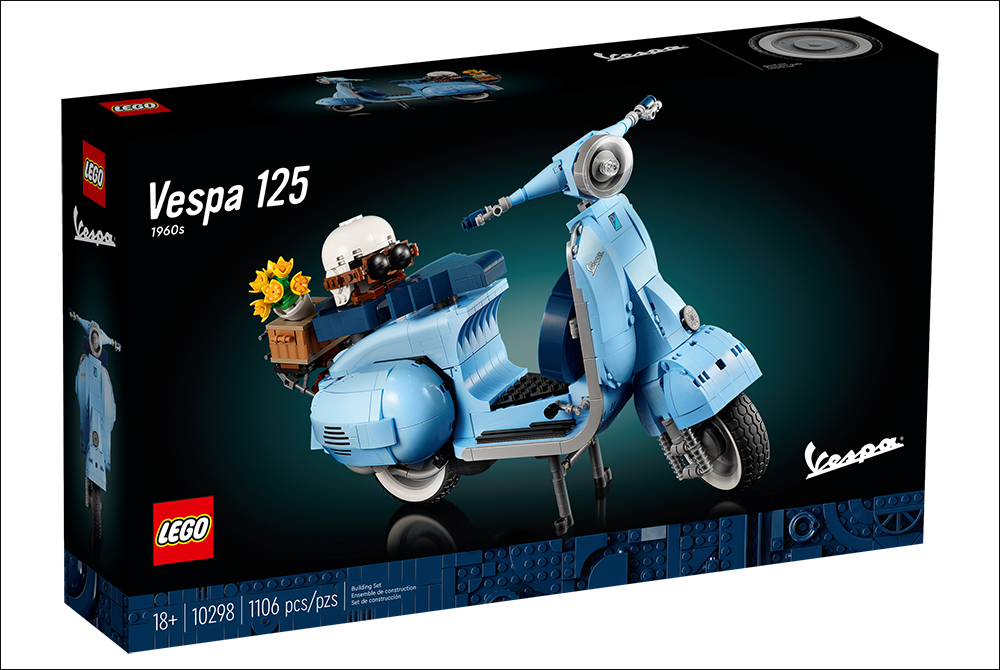 樂高推出 VESPA 125 偉士牌積木模型，將於 3/1 指定通路開賣 - 電腦王阿達