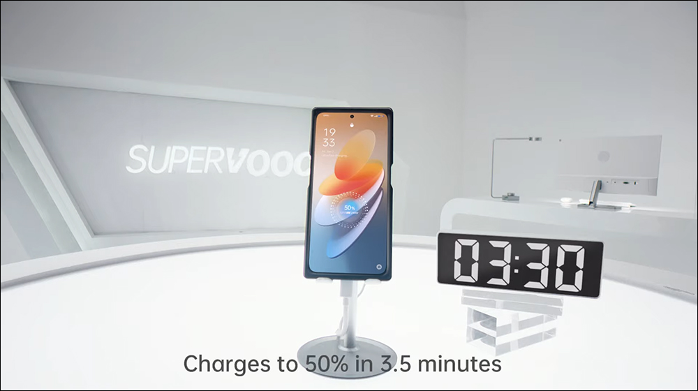 OPPO 展示 240W SuperVOOC 超級閃充技術，4500mAh 電池充滿僅 9 分鐘 - 電腦王阿達